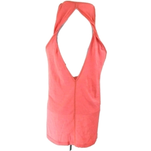Lululemon Trapeze Twist Tank Top Grapefruit Pink - Picture 2 of 4